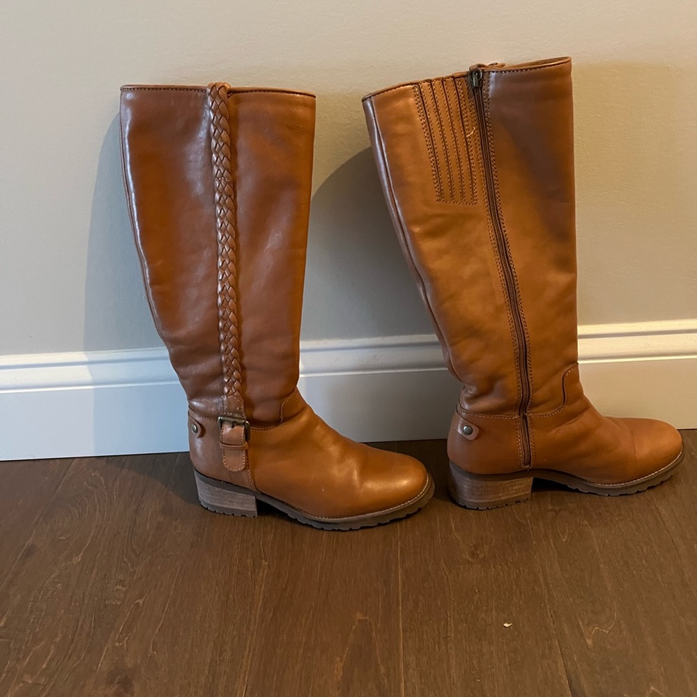 Italian leather boots